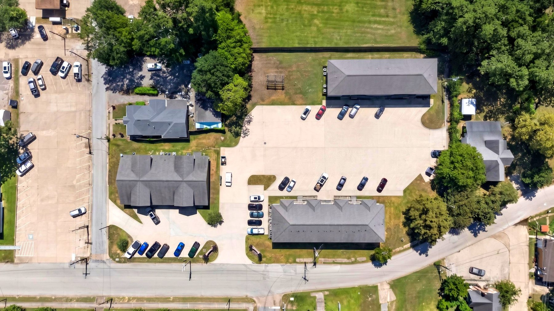 Aerial photography of a multifamily investment property in Center, Texas