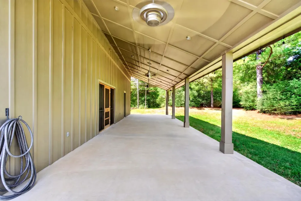 Large covered outdoor space