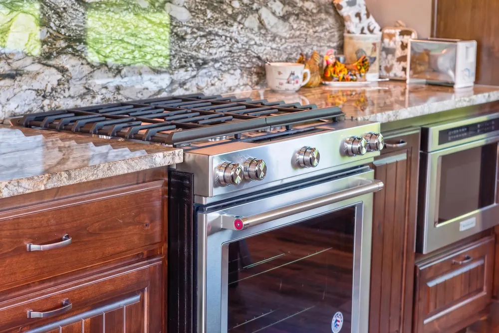 Kitchen range detail